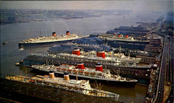 The Port Of New York Postcard
