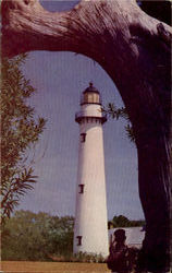 Lighthouse On St. Simon'S Island Saint Simons, GA Postcard Postcard