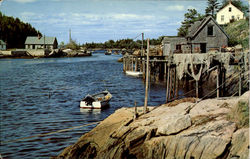 Snug Harbor West Point, ME Postcard Postcard