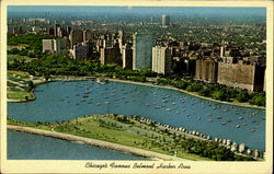 Chicago'S Famous Belmont Harbor Area Postcard