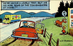 Having a Lovely Trip Postcard