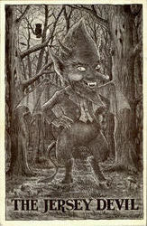 The Jersey Devil Smithville, NJ Postcard Postcard