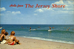 Hello From The Jersey Shore Postcard