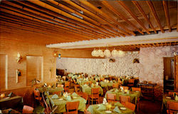 The Flaming Fountain Resturant & Lounge By The Gulf, On The Tamiami Postcard
