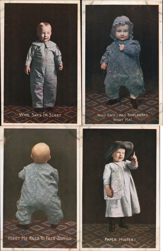 Set of 4: Baby Poses