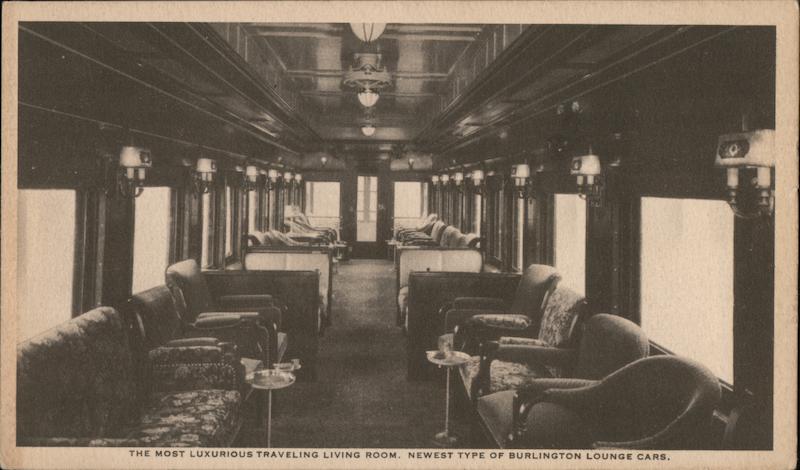 Burlington Lounge Car The Most Luxurious Traveling Living Room