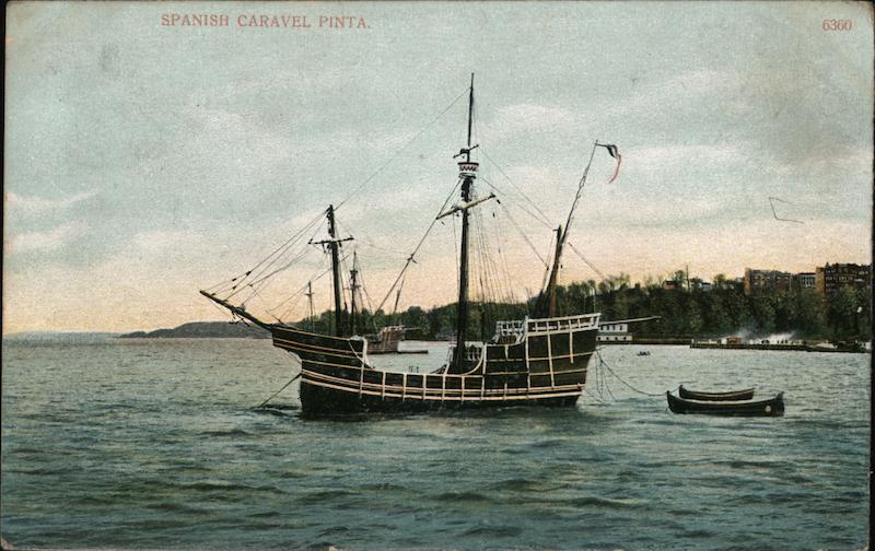 Spanish Caravel Pinta Boats, Ships