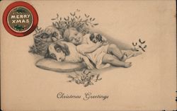 Christmas Greetings Postcard