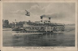 Express Ship: Empress Auguste Viktoria Postcard