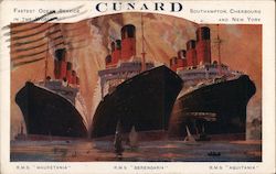 Cunard Cruise Lines Postcard