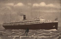 S.S. Chatham Merchants and Miners Transportation Company Postcard
