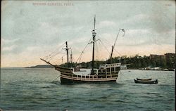 Spanish Caravel Pinta Postcard