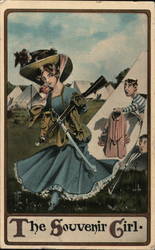 The Souvenir Girl Postcard
