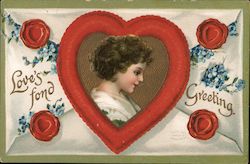 Love's Fond Greeting Postcard
