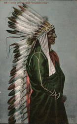 Sioux Indian Chief "Standing Bear" Postcard
