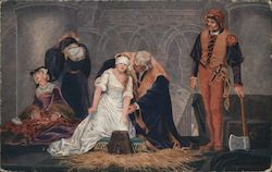 Execution of Lady Jane Grey Postcard