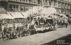 Portola Parade - Showing Japanese Float Postcard