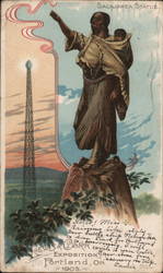 Sacajawea Statue Postcard