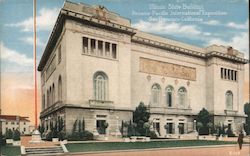 Illinois State Building - Panama Pacific International Exposition 1915 Postcard