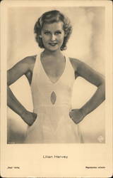 Lilian Harvey Postcard