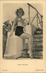 Lilian Harvey Postcard