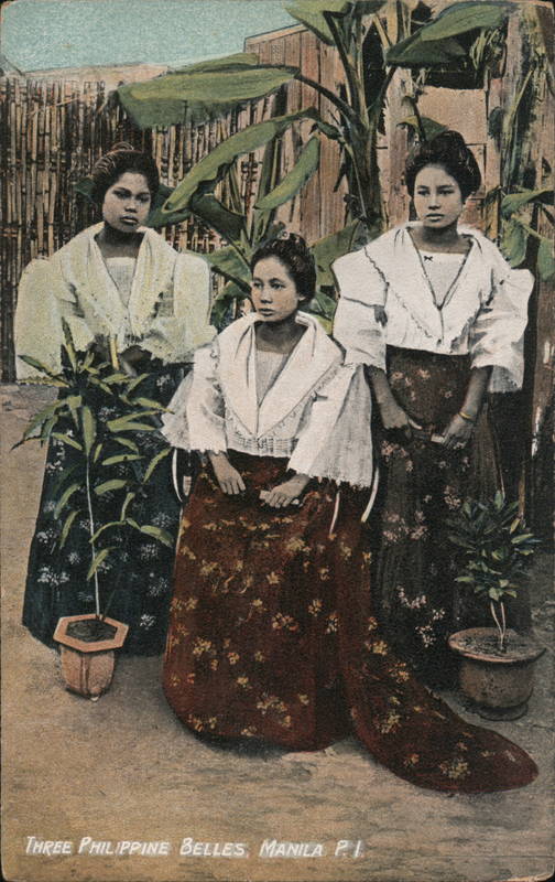 Three Philippine Belles Manila Philippines Southeast Asia
