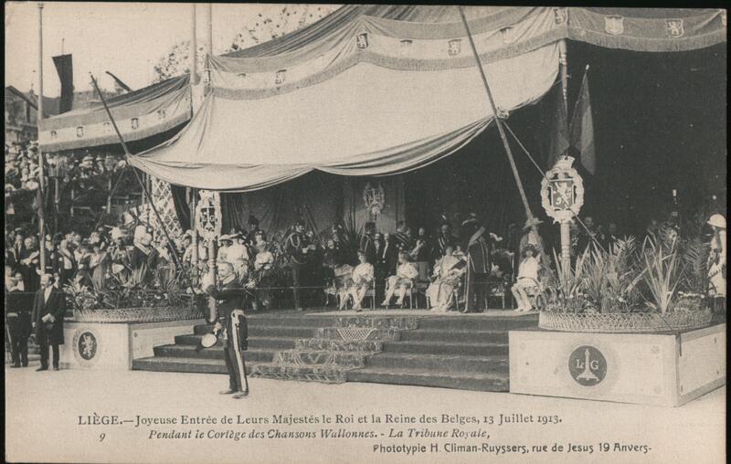 Belgian Royalty 1913 Liège Belgium