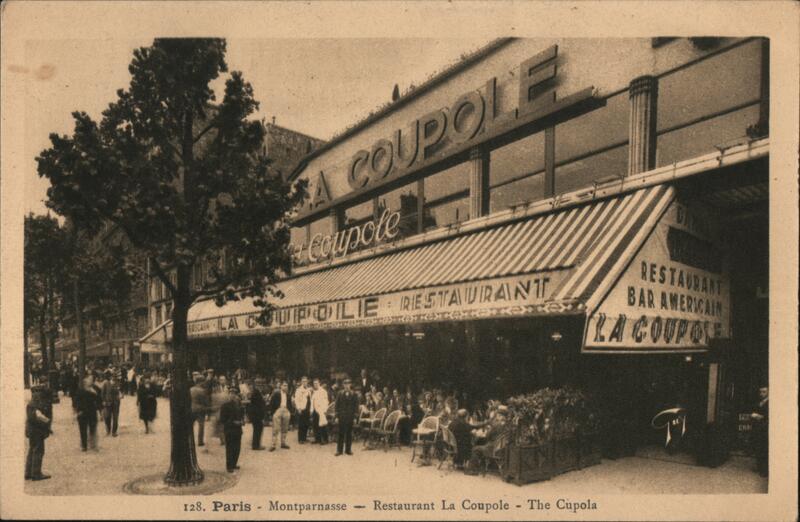 Montparnasse - Restaurant La Coupole Paris France