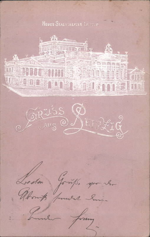 Gruss aus Leipzig - Neues Stadttheater Germany