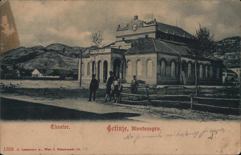 Royal Theatre Zetski dom Cetinje Montenegro Eastern Europe