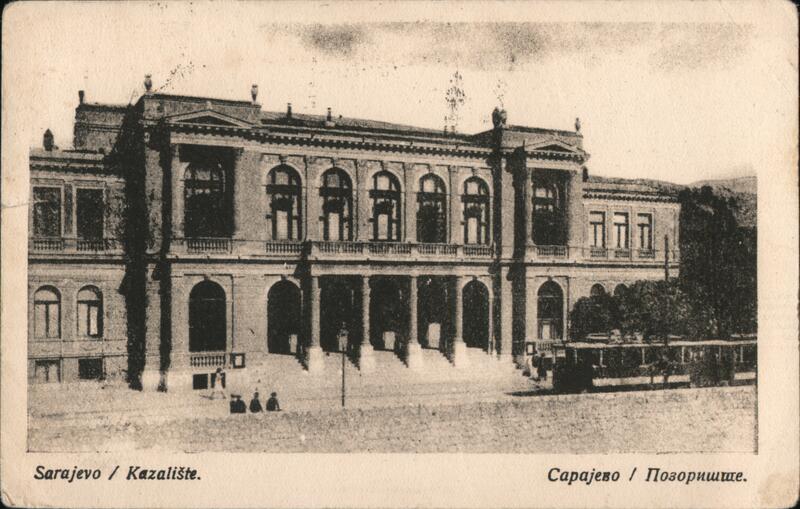 Kazaliste/Pozoriste/Theater Sarajevo Yugoslavia Eastern Europe