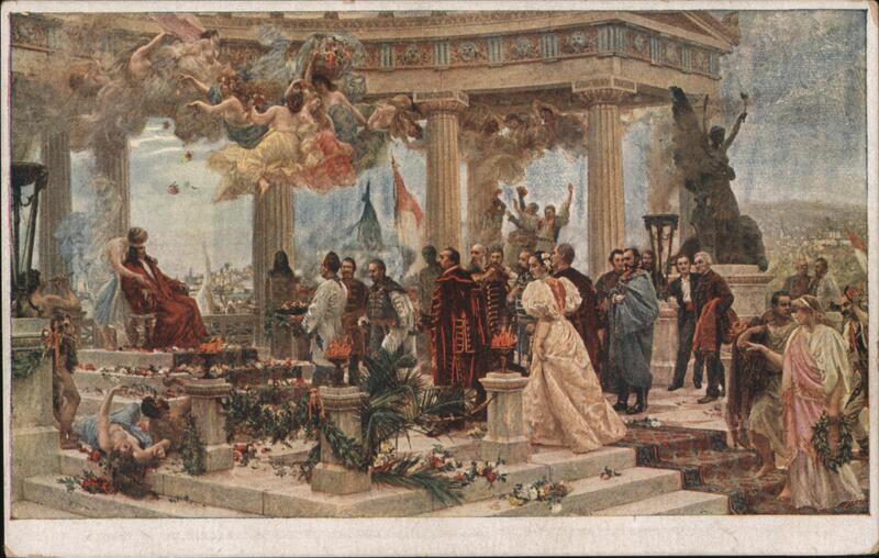 Vlaho Bukovac: Hrvatski preporod Croatia Eastern Europe