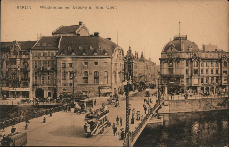 Weidendammer Brücke und Komische Oper Berlin Germany