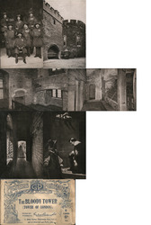 Set of 6: The Bloody Tower / Tower of London Postcard