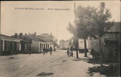 Route departementale Postcard