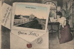 Kalischer Railroad Station Postcard