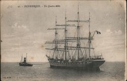 Un Quatre-Mats Postcard