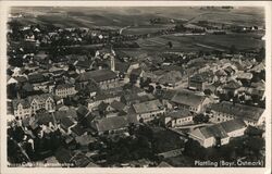 Fliegeraufnahme (aerial view) Postcard