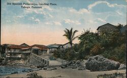 Old Spanish Picturesque Landing Place Postcard