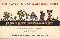 Turner's Restaurant Postcard