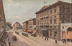 Grand Hotel Isotta, Via Roma Postcard