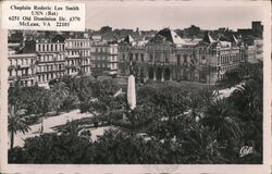 La Place Foch vers l'Hotel-de-Ville Postcard
