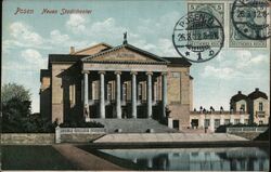 Posen Neues Stadttheater Postcard