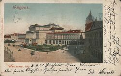 Warszawa theater Postcard