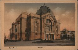 Theater Gera Postcard