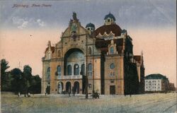 "Neues Theater" Postcard