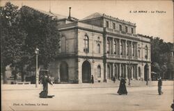 4. Le Mans - Le Theatre Postcard