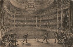 La Salle de l'Opera, vue prise de la Scene Postcard