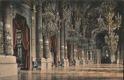 Theatre National de l'Opera - Le Grand Foyer Postcard