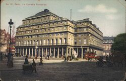 La Comedie Francaise Postcard